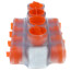 Multi-Tap Encapsulated Cable Block, 2-Way Config., 4 Outlets, 350 AWG-10 Str