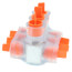 Multi-Tap Encapsulated Cable Block, 2-Way Config., 3 Outlets, 4 AWG-14 Str