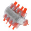 Multi-Tap Encapsulated Cable Block, 2-Way Config., 4 Outlets, 4 AWG-14 Str