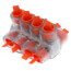 Multi-Tap Encapsulated Cable Block, 2-Way Config., 4 Outlets, 4 AWG-14 Str
