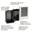 Com-Pak Plus White Wall Fan Heater, 1000/750 Watts (240V/208V)