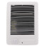 Com-Pak Plus White Wall Fan Heater, 1000/750 Watts (240V/208V)