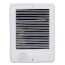 Com-Pak Plus White Wall Fan Heater, 1500/1125 Watt (240/208V)
