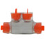 Multi-Tap Encapsulated Splice, 1-Way Configuration, 2 Outlets, 14 AWG-2/0