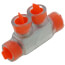 Multi-Tap Encapsulated Splice, 1-Way Configuration, 2 Outlets, 14 AWG-2/0