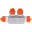 Multi-Tap Encapsulated Splice, 1-Way Configuration, 2 Outlets, 250 AWG-6 Str
