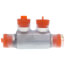 Multi-Tap Encapsulated Splice, 1-Way Configuration, 2 Outlets, 350 AWG-6 Str