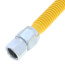 3/4" ID (7/8" OD) ProCoat Stainless Steel Gas Connector w/ 3/4" FIP x 3/4" MIP Fittings (18" Length)
