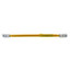 1/2" ID (5/8" OD) ProCoat Coated Stainless Steel Gas Connector w/ 3/4" MIP Fittings (18" Length)