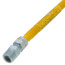 1/2" ID (5/8" OD) ProCoat Coated Stainless Steel Gas Connector w/ 3/4" MIP Fittings (36" Length)