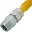 1/2" ID (5/8" OD) ProCoat Coated Stainless Steel Gas Connector w/ 3/4" x 1/2" MIP Fittings (24" Length)