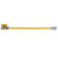 1/2" ID (5/8" OD) Gas Connector w/ 3/4" MIP x 1/2" FIP Fitting, 3/4" FIP Ball Valve (36" Length)
