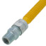 1/2" (5/8" OD) ID ProCoat Stainless Steel Gas Connector w/ 1/2" MIP (18" Length)