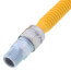 1/2" (5/8" OD) ID ProCoat Stainless Steel Gas Connector w/ 1/2" MIP (60" Length)