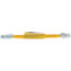1/2" ID ProCoat Stainless Steel Gas Connector w/ 1/2" FIP x MIP, 3/8" FIP Tap (12" Length)