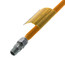 1/2" ID ProCoat Stainless Steel Gas Connector w/ 1/2" FIP x MIP, 3/8" FIP Tap (18" Length)