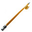 1/2" ID ProCoat Stainless Steel Gas Connector w/ 1/2" FIP x MIP, 3/8" FIP Tap (24" Length)