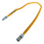 1/2" ID ProCoat Stainless Steel Gas Connector w/ 1/2" FIP x MIP, 3/8" FIP Tap (48" Length)