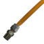 3/8" ID ProCoat Stainless Steel Gas Connector w/ 1/2" MIP, 3/8" FIP Tap (36" Length)