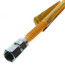 3/8" ID (1/2" OD) ProCoat Coated Stainless Steel Gas Connector w/ 1/2" FIP x 1/2" MIP Fittings (30" Length)