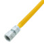 3/8" ID (1/2" OD) ProCoat Coated Stainless Steel Gas Connector w/ 1/2" FIP x 1/2" MIP Fittings (48" Length)
