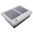 Com-Pak Twin Plus White Wall Fan Heater, 3000/2250 Watt (240/208V)