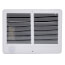 Com-Pak Twin Plus White Wall Fan Heater, 3000/2250 Watt (240/208V)