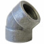 1-1/2" 3000# A105N Carbon Steel Socket Weld 45 Elbow