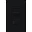 Skylark Contour Dimmer Switch, 1000W Incand./Halogen or 600VA MLV, 1 Pole/3-Way, 120V, Black,