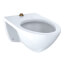 Commercial 1.0/1.28/1.6 gpf Ultra-High Efficiency Elongated Wall Mounted Toilet Bowl (Cotton White)