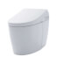 Neorest AH 1.0/0.8 gpf Dual Flush One-Piece Elongated Universal Height Toilet Bowl Only, Cefiontect (Cotton White)