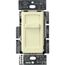 Skylark Contour Slide-to-Off LED+ Dimmer Switch, 150W LED or 600W Inc/Hal, 1 Pole Only, 120V, Almond