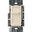 Skylark Contour Slide-to-Off LED+ Dimmer Switch, 150W LED or 600W Inc/Hal, 1 Pole Only, 120V, Light Almond