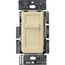 Skylark Contour Slide-to-Off LED+ Dimmer Switch, 150W LED or 600W Inc/Hal, 1 Pole Only, 120V, Ivory