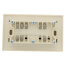 Dual-Setpoint Heat & Cool Horizontal °F Thermostat (55° to 85°F)