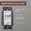 Skylark Contour Quiet 3-Speed Fan Control, No Neutral Required, 1.5A 3-Speed Ceiling Fan, 120V, Single Pole/3-Way, CTFSQ-FH-WH, (W)