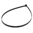 24" Nylon Heavy-Duty Cable Ties / Duct Straps, UV Black (Pack of 50)
