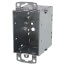2-3/4" Deep Gangable Switch Box w/ Ears Flush for Old Work, 1/2" Knockouts