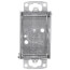 2-3/4" Deep Gangable Switch Box w/ Flush Ears, 1/2" Knockouts