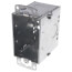 2-3/4" Deep Gangable Switch Box w/ Flush Ears, 1/2" Knockouts