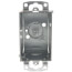 2-3/4" Deep Gangable Switch Box w/ Flush Ears, 3/4" Knockouts