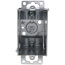 2-3/4" Deep Gangable Switch Box w/ Flush Ears & Non-Metallic Cable Clamps, 1/2" Knockouts
