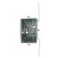 2-3/4" Deep Gangable Switch Box w/ CV Recessed Bracket & Non-Metallic Cable Clamps, 1/2" Knockouts