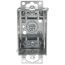 2-3/4" Deep Gangable Switch Box w/ Flush Ears, 1/2" Knockouts, Armored Cable Clamps (C-3)