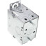 2-3/4" Deep Gangable Switch Box w/ Flush Ears, 1/2" Knockouts, Armored Cable Clamps (C-3)