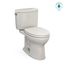 MS454124CEFG#12 Drake II 2-Piece Elongated 1.28 GPF Universal Height Toilet w/ CEFIONTECT & SS124 Softclose Seat, Washlet+ Ready (Sedona Beige)