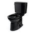 CST776CEF#51 Drake 2-Piece Elongated 1.28 GPF Universal Height Tornado Flush Toilet (Ebony)