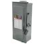 60A Fusible General Duty Safety Switch, 2 Pole, NEMA 3R Enclosure w/ Bolt on Hub Provision and Neutral (240VAC)