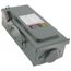 60A Fusible General Duty Safety Switch, 2 Pole, NEMA 3R Enclosure w/ Bolt on Hub Provision and Neutral (240VAC)