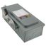 60A Fusible General Duty Safety Switch, 2 Pole, NEMA 1 Enclosure w/ Neutral (240VAC)